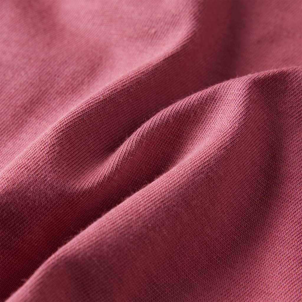 Tricou pentru copii cu mâneci lungi roșu închis 104 GartenMobel Dekor