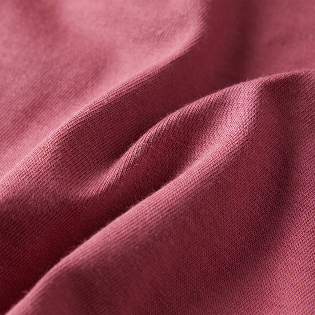 Tricou pentru copii cu mâneci lungi roșu închis 116 GartenMobel Dekor