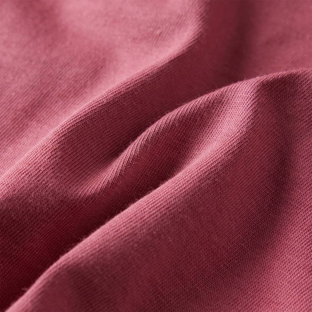 Tricou pentru copii cu mâneci lungi roșu închis 92 GartenMobel Dekor