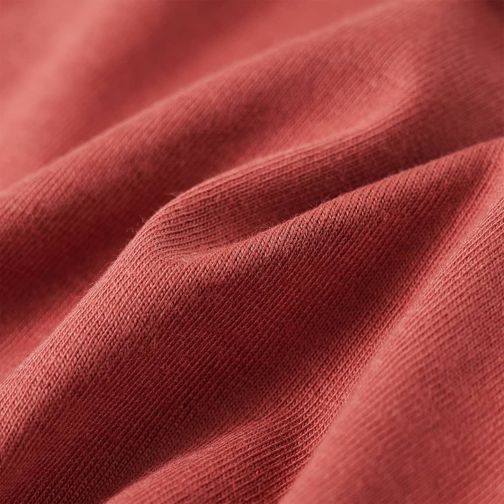 Tricou de copii cu mâneci lungi, henna, 140 GartenMobel Dekor