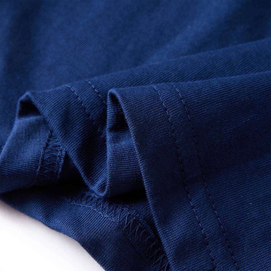 Tricou de copii cu mâneci lungi bleumarin 104 GartenMobel Dekor