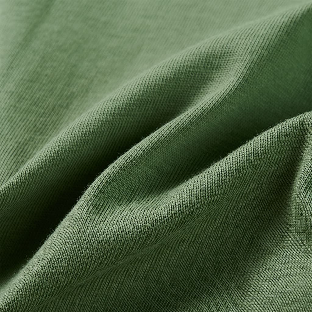 Tricou de copii cu mâneci lungi, kaki deschis, 104 GartenMobel Dekor