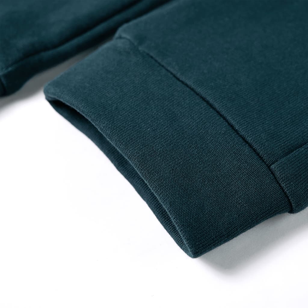 Pantaloni de trening pentru copii cu cordon verde mușchi 140 GartenMobel Dekor