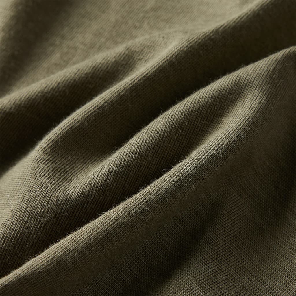 Tricou pentru copii cu mâneci lungi, kaki, 116 GartenMobel Dekor