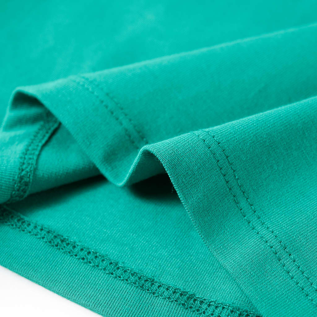 Tricou de copii cu mâneci lungi, verde aprins, 140 GartenMobel Dekor