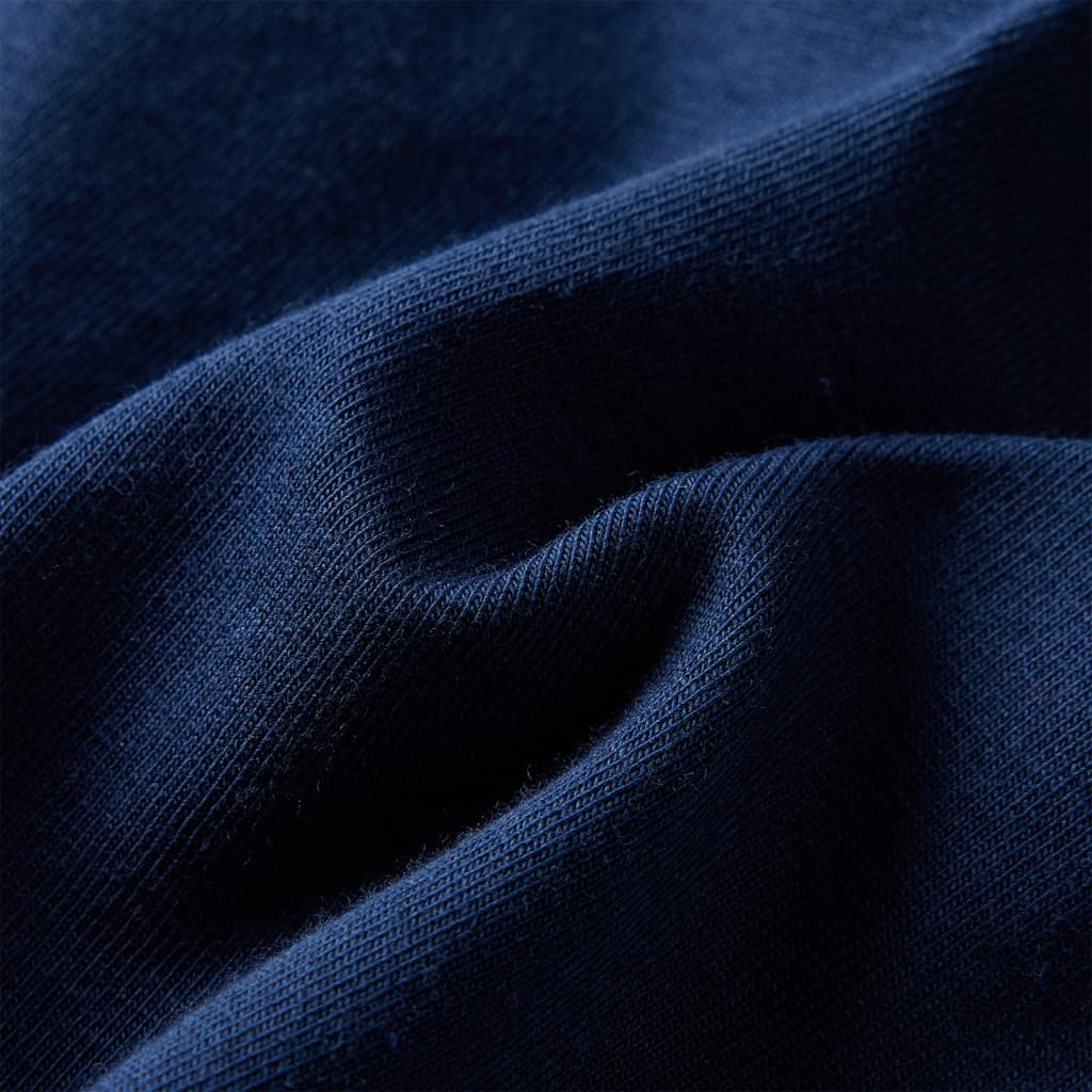 Tricou pentru copii cu mâneci lungi, bleumarin, 104 GartenMobel Dekor