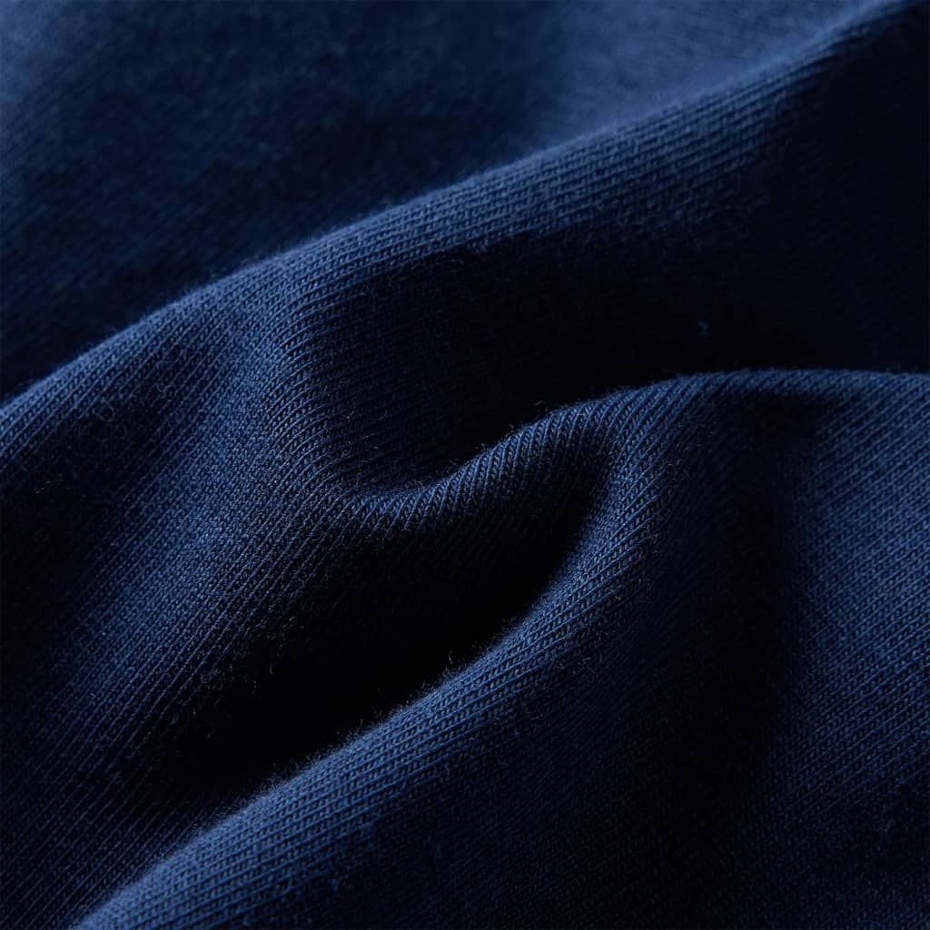 Tricou pentru copii cu mâneci lungi, bleumarin, 140 GartenMobel Dekor