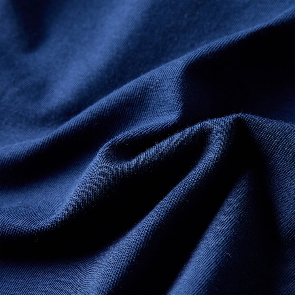 Tricou cu mâneci lungi pentru copii bleumarin, 92 GartenMobel Dekor