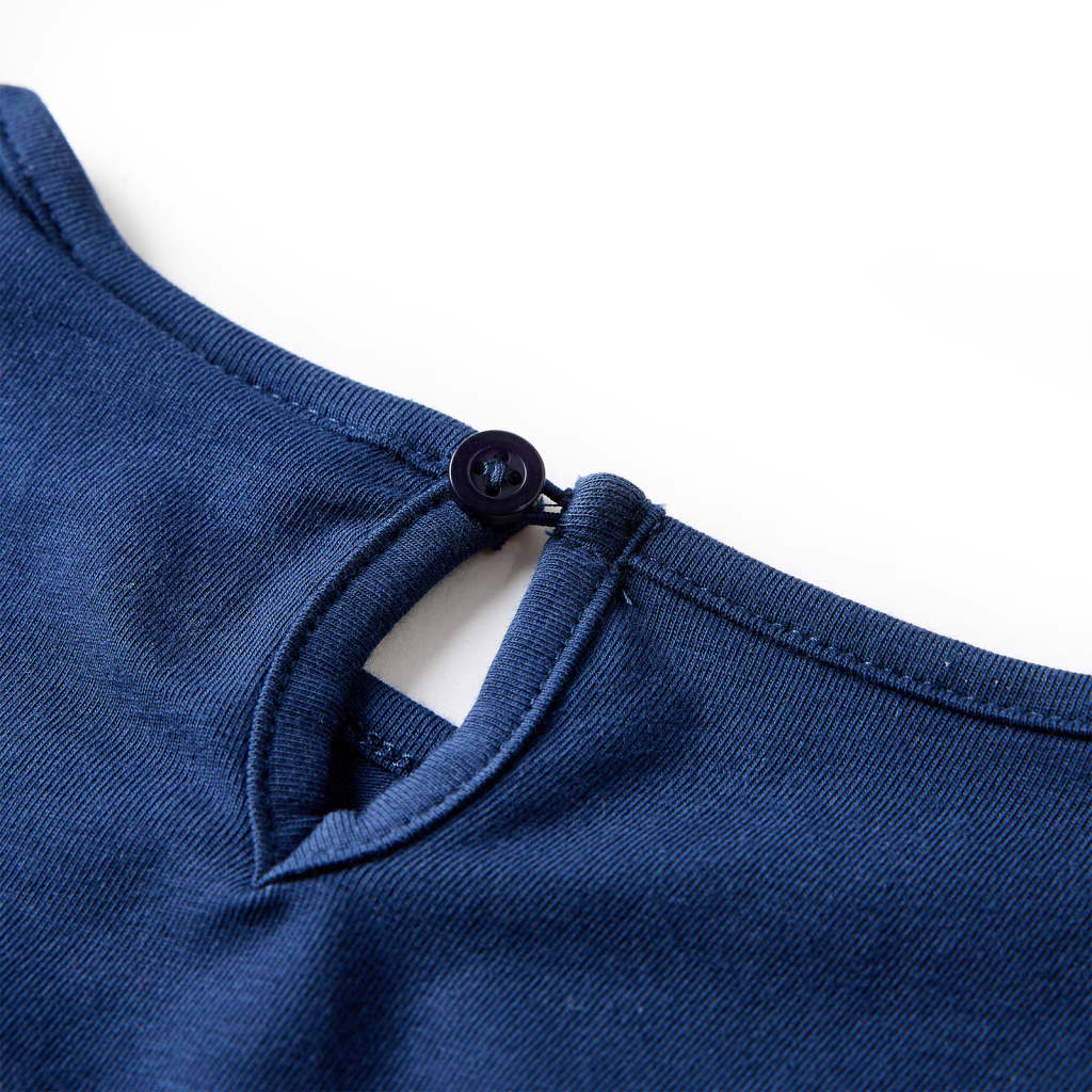 Tricou cu mâneci lungi pentru copii bleumarin, 92 GartenMobel Dekor