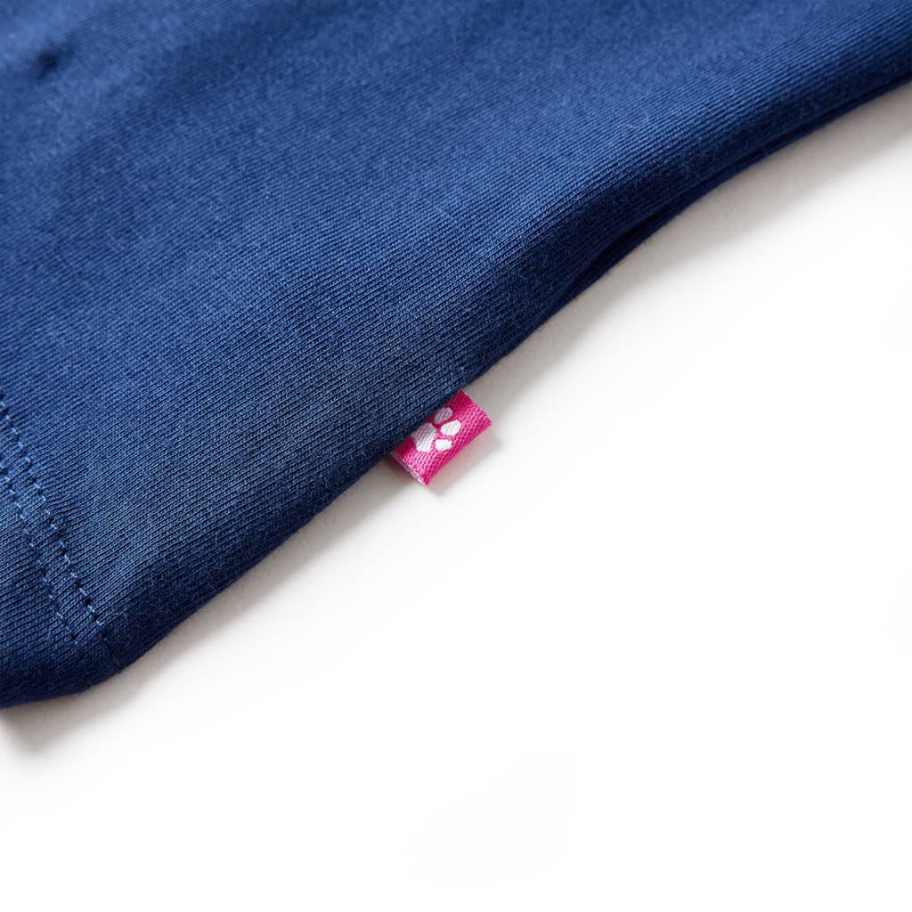 Tricou cu mâneci lungi pentru copii bleumarin, 92 GartenMobel Dekor