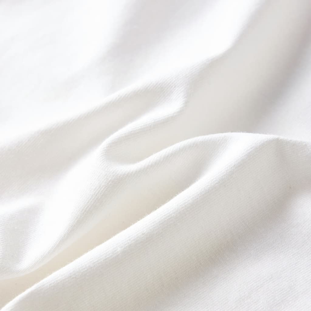 Tricou pentru copii cu mâneci lungi, ecru, 104 GartenMobel Dekor
