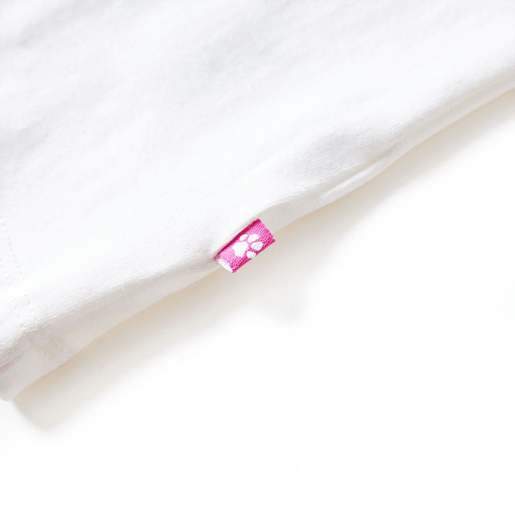 Tricou pentru copii cu mâneci lungi, ecru, 104 GartenMobel Dekor