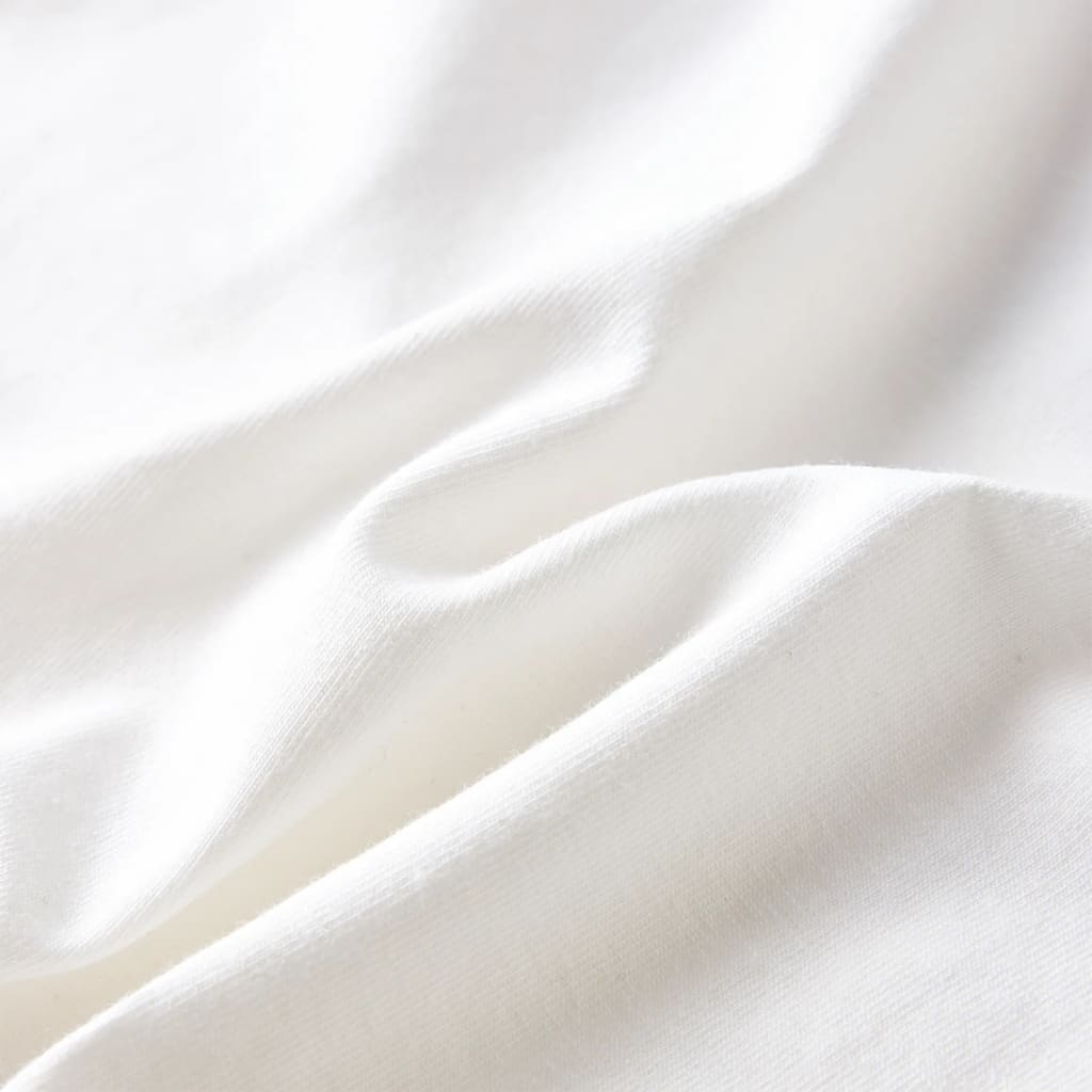 Tricou pentru copii cu mâneci lungi, ecru, 92 GartenMobel Dekor