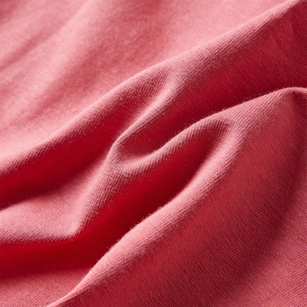 Tricou pentru copii cu mâneci lungi, roz antichizat, 104 GartenMobel Dekor