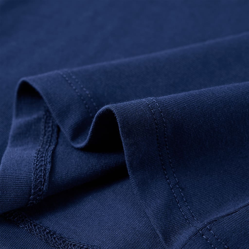 Tricou pentru copii cu mâneci lungi, bleumarin, 116 GartenMobel Dekor