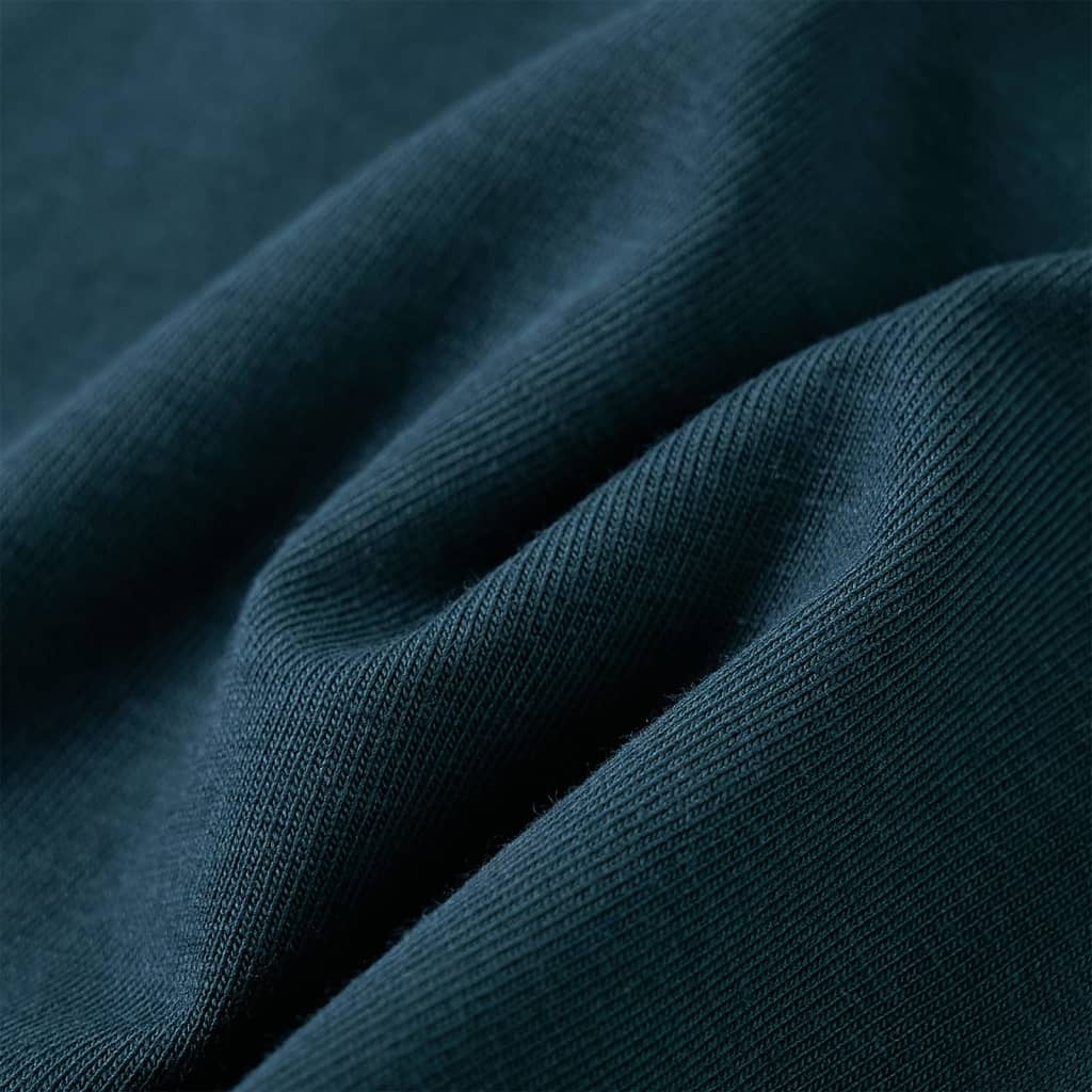 Tricou de copii cu mâneci lungi, verde închis, 104 GartenMobel Dekor