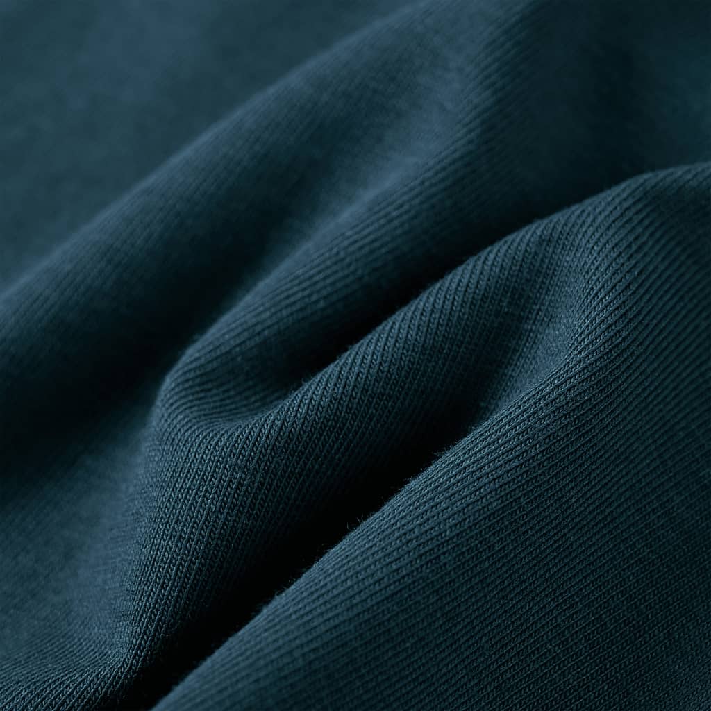 Tricou de copii cu mâneci lungi, verde închis, 116 GartenMobel Dekor