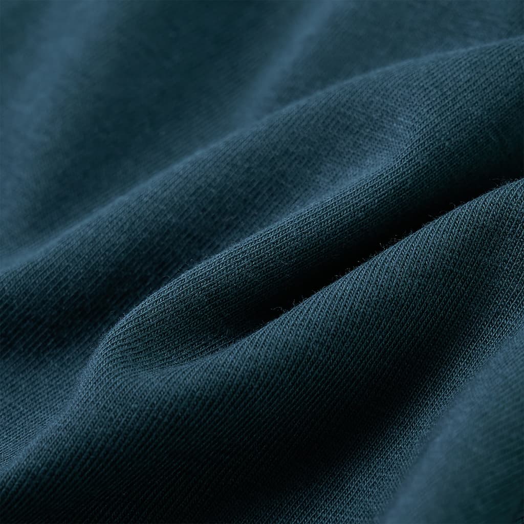 Tricou de copii cu mâneci lungi, verde închis, 128 GartenMobel Dekor