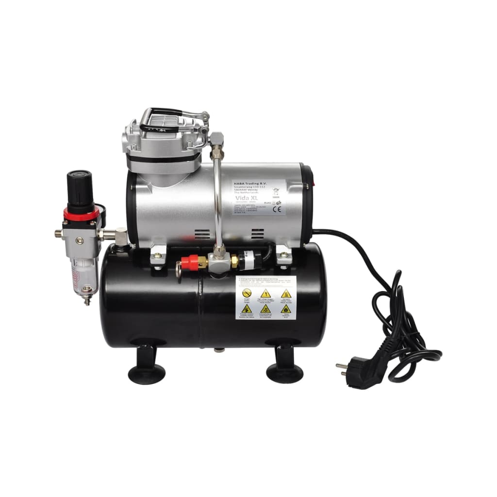 Airbrush Set compresor aerograf cu 2 pistoale GartenMobel Dekor