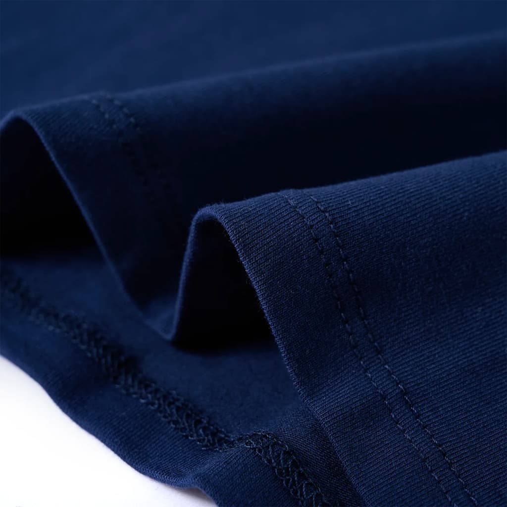 Tricou pentru copii cu mâneci lungi, bleumarin, 92 GartenMobel Dekor