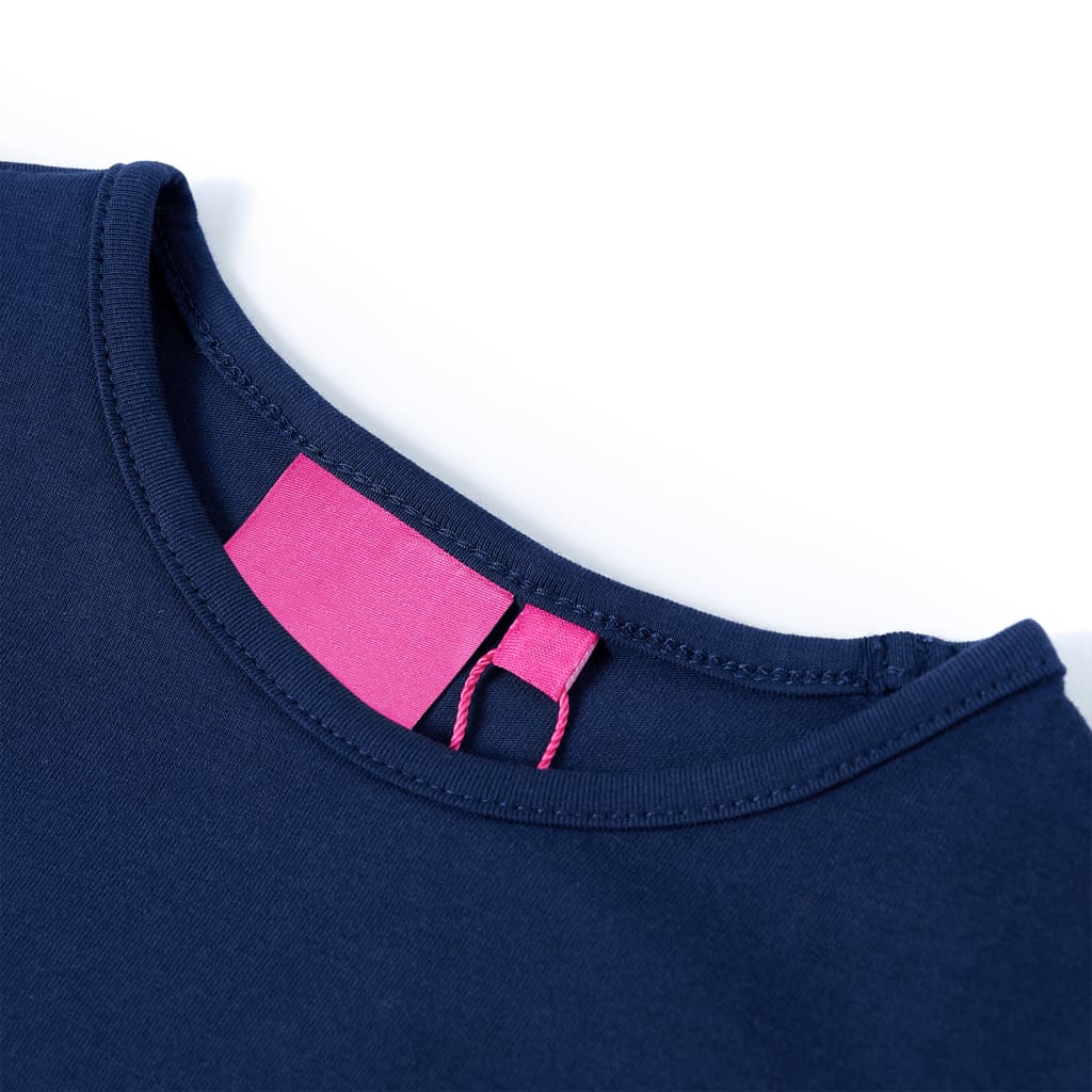 Tricou pentru copii cu mâneci lungi, bleumarin 116 GartenMobel Dekor
