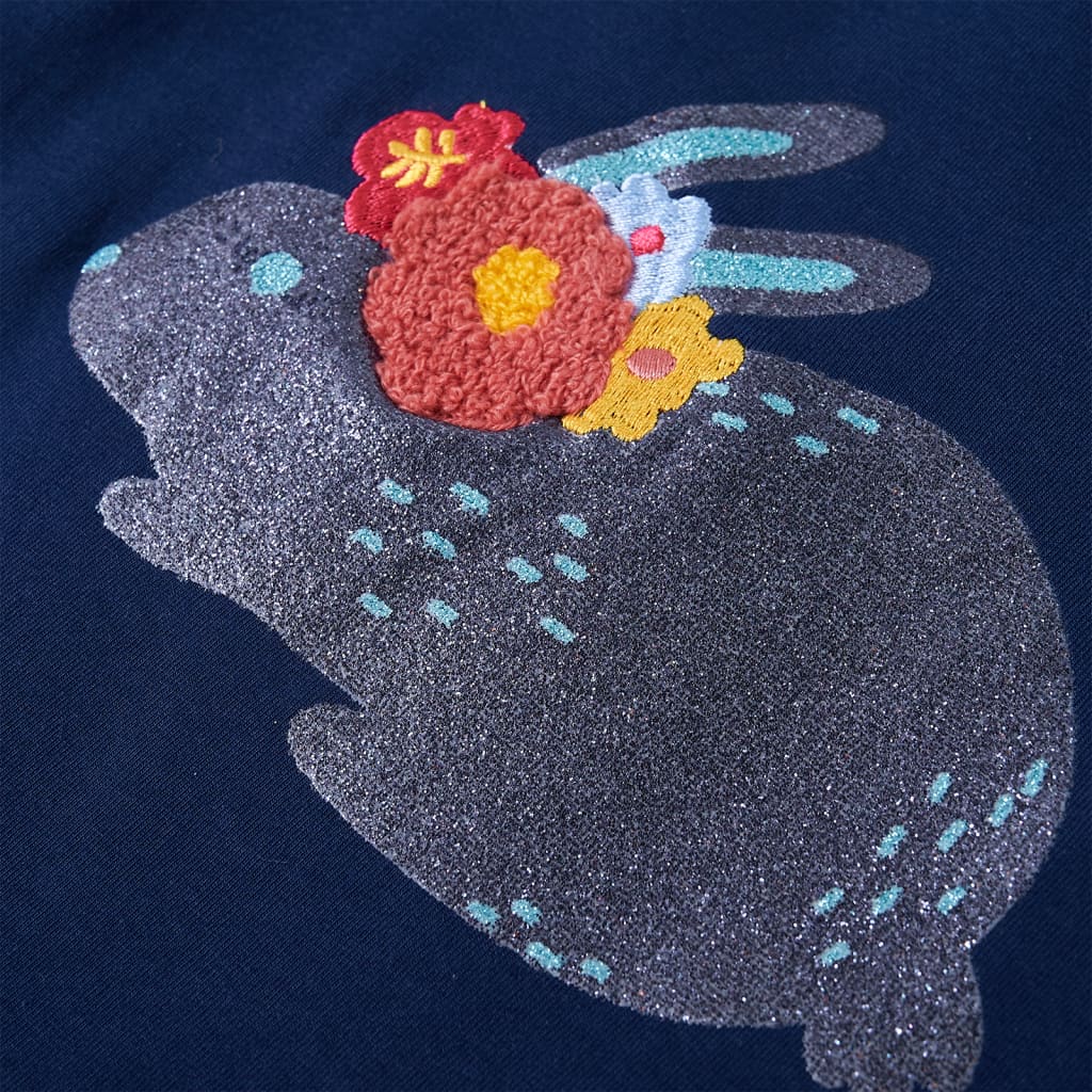 Tricou pentru copii cu mâneci lungi, bleumarin 116 GartenMobel Dekor