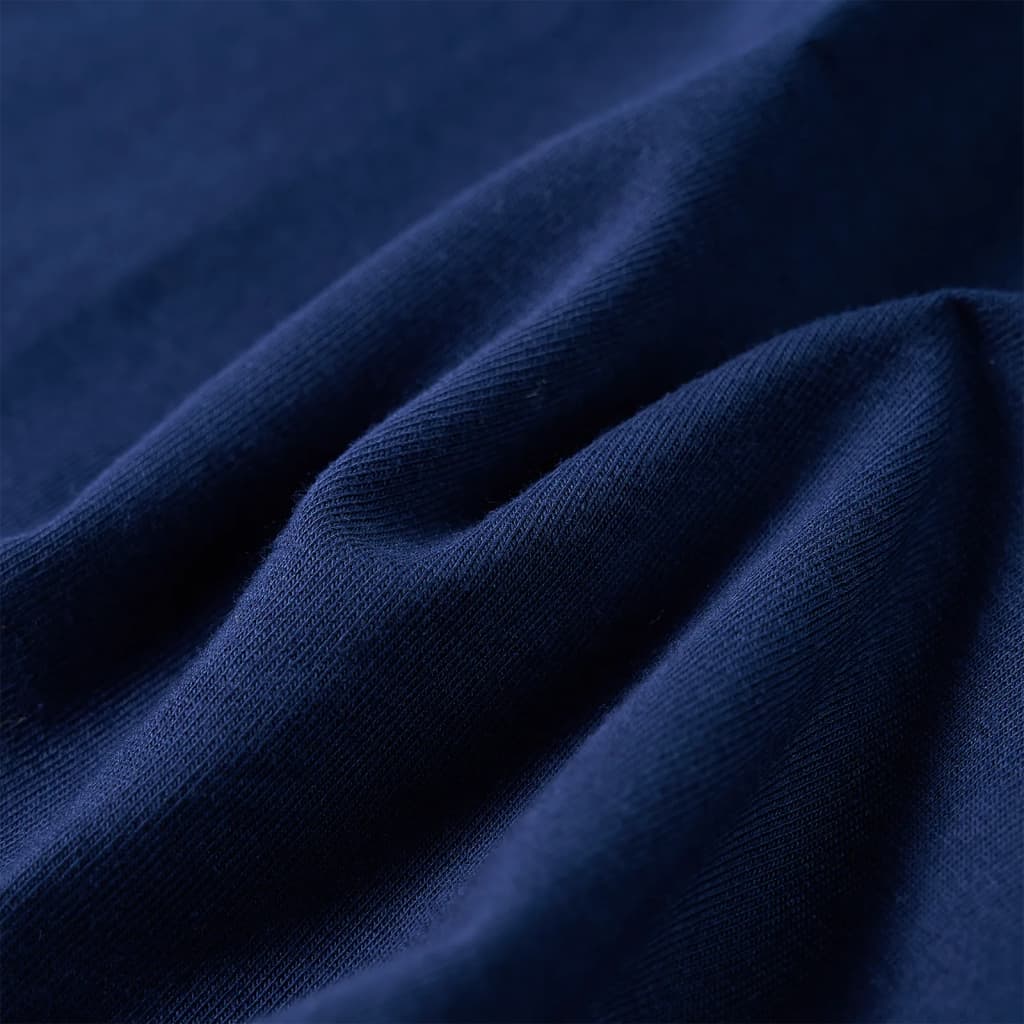 Tricou pentru copii cu mâneci lungi, bleumarin 128 GartenMobel Dekor
