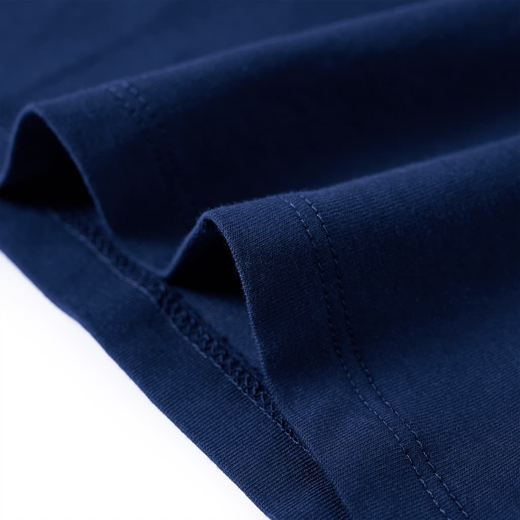 Tricou pentru copii cu mâneci lungi, bleumarin 128 GartenMobel Dekor