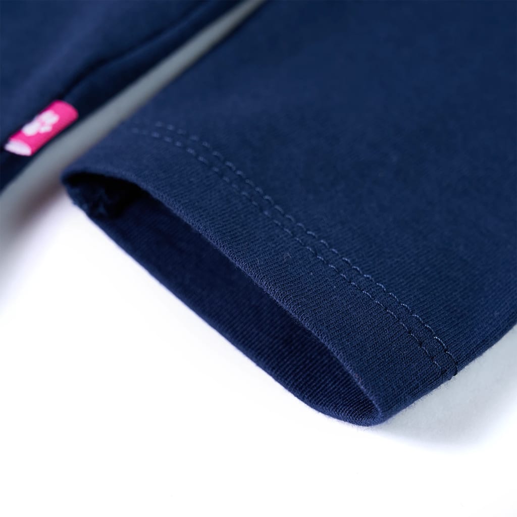 Tricou pentru copii cu mâneci lungi, bleumarin 92 GartenMobel Dekor