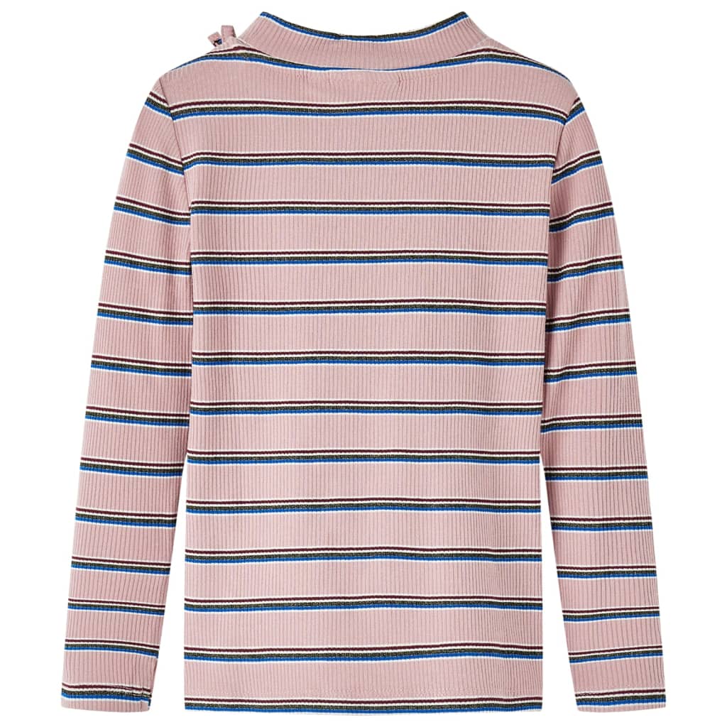 Tricou pentru copii cu mâneci lungi, roz deschis, 104 GartenMobel Dekor