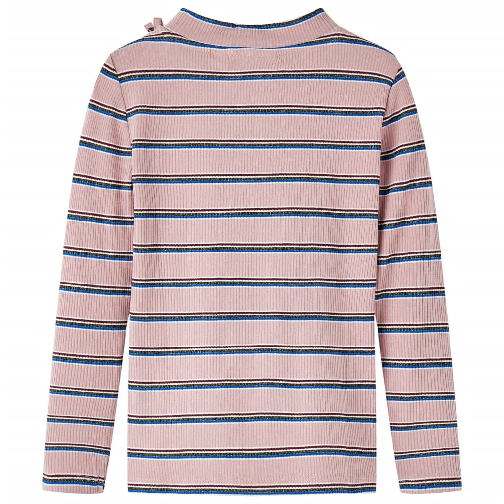 Tricou pentru copii cu mâneci lungi, roz deschis, 140 GartenMobel Dekor