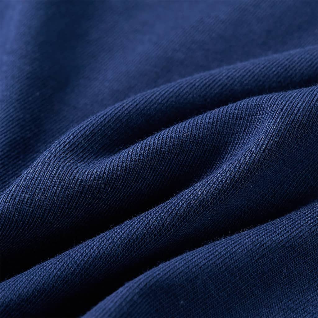 Tricou cu mâneci lungi pentru copii, bleumarin, 140 GartenMobel Dekor