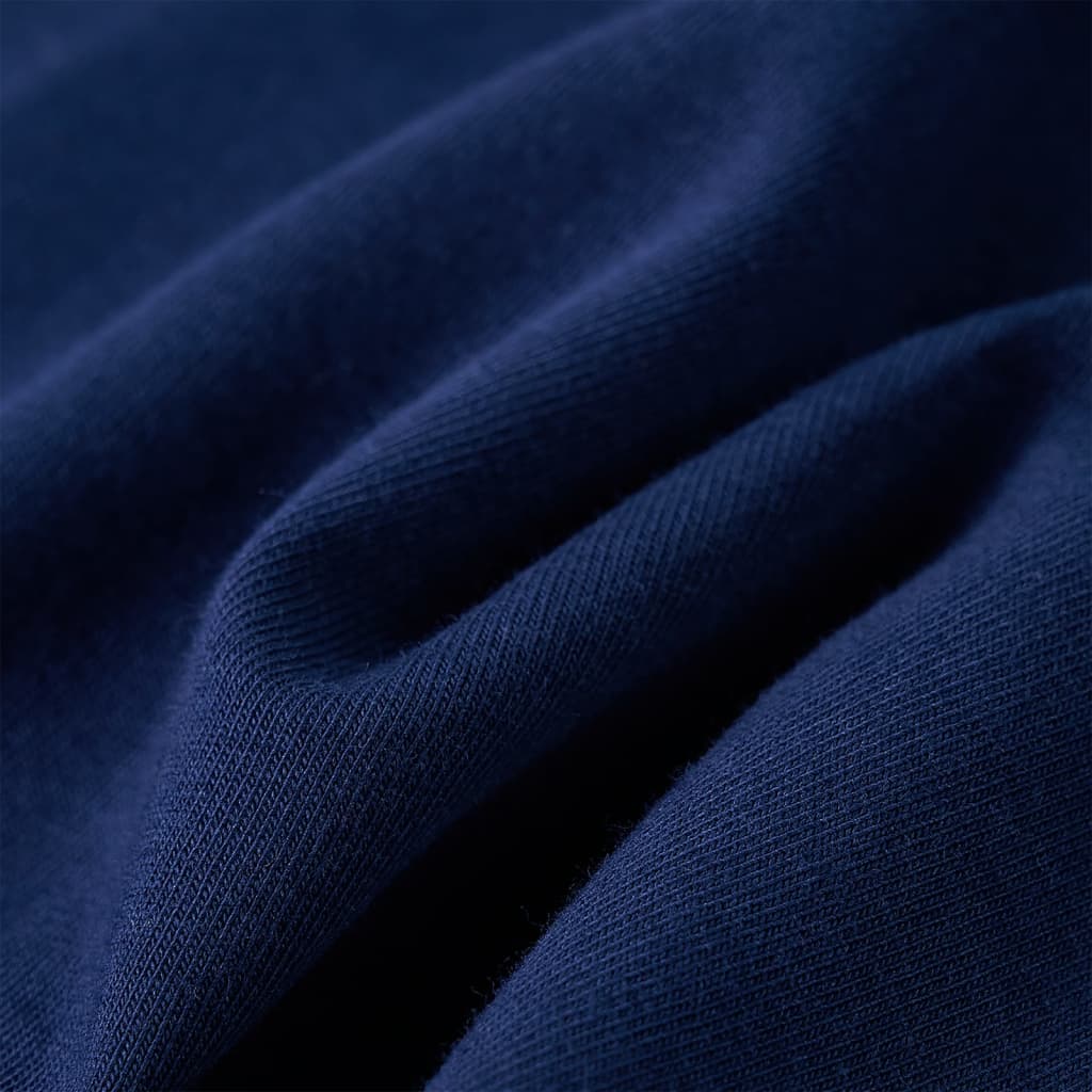Tricou pentru copii cu mâneci lungi, bleumarin, 104 GartenMobel Dekor