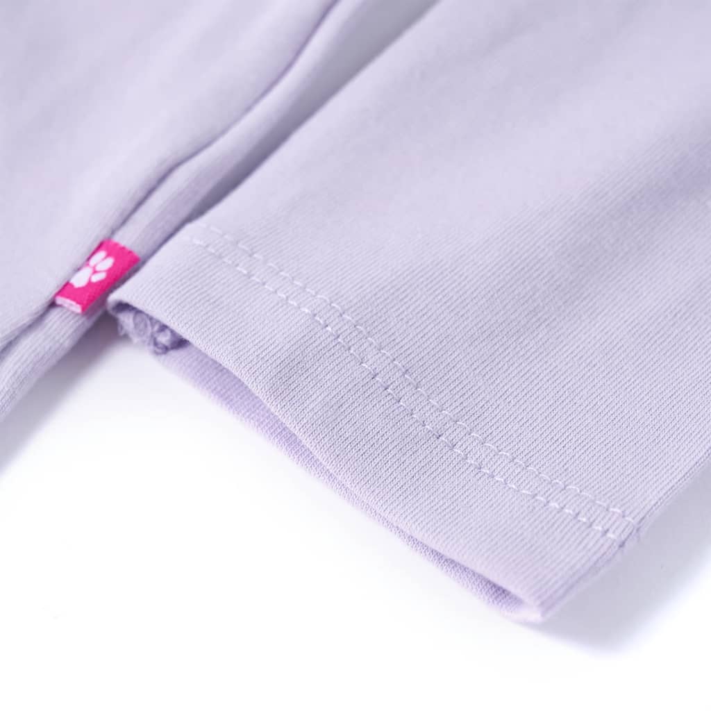 Tricou pentru copii cu mâneci lungi, lila, 104 GartenMobel Dekor
