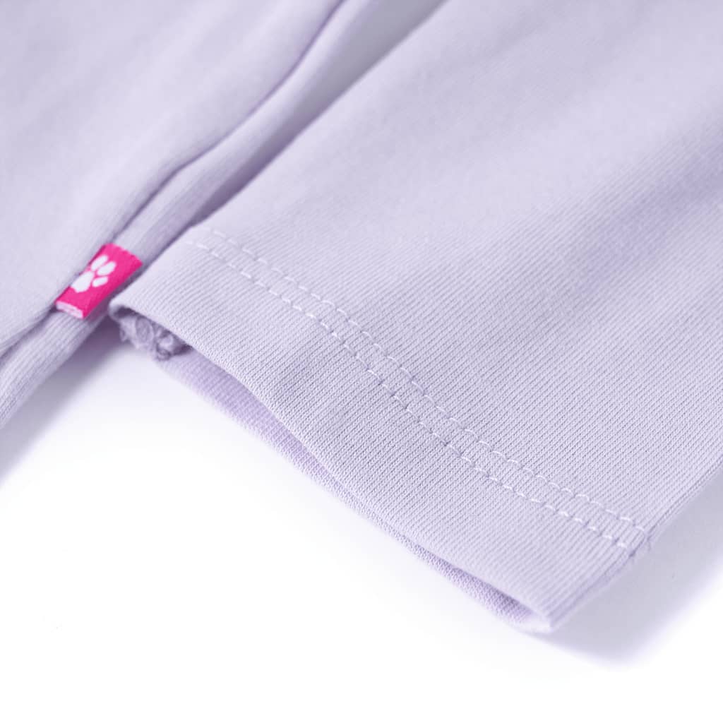 Tricou pentru copii cu mâneci lungi, lila, 116 GartenMobel Dekor
