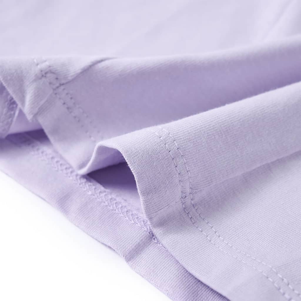 Tricou pentru copii cu mâneci lungi, lila, 128 GartenMobel Dekor