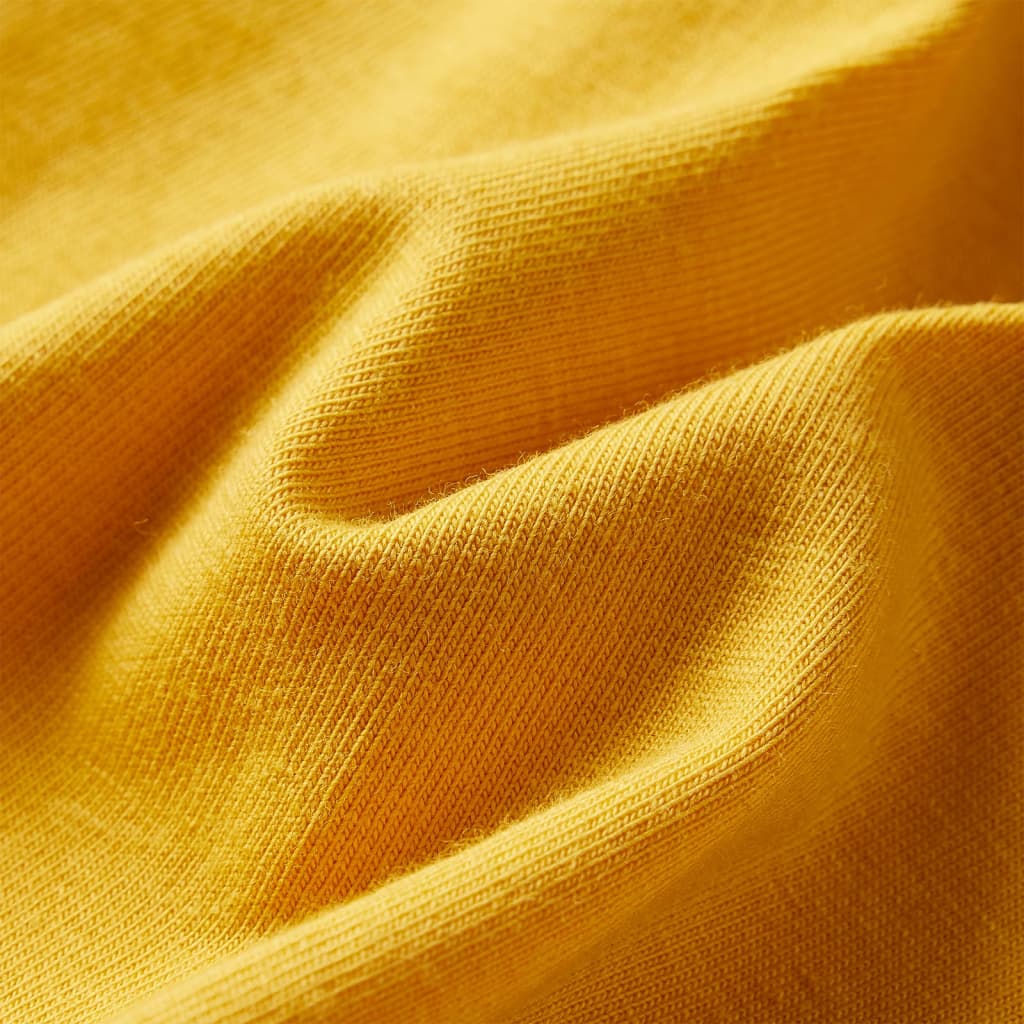 Tricou pentru copii cu mâneci lungi, ocru, 104 GartenMobel Dekor