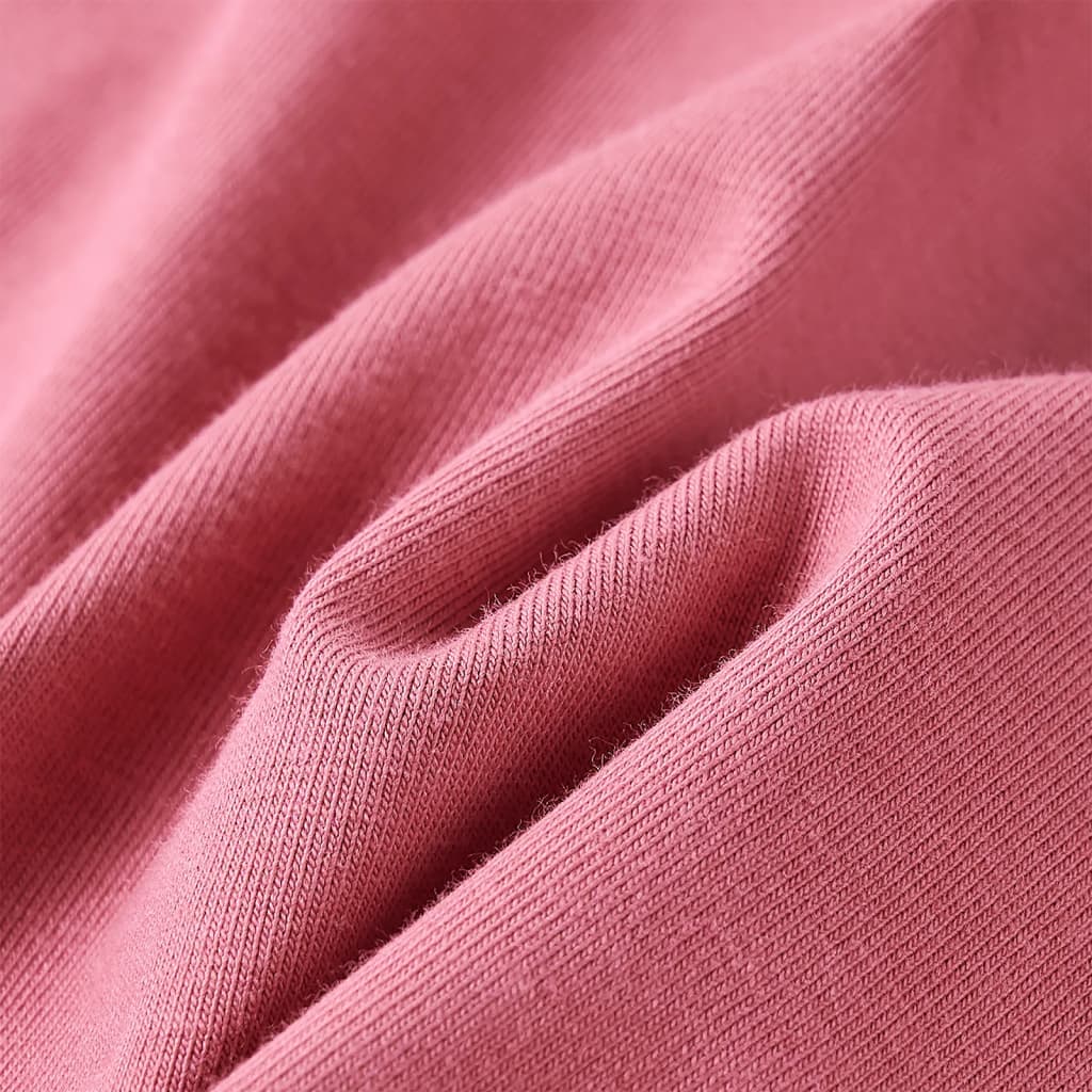 Tricou pentru copii cu mâneci lungi, zmeuriu, 92 GartenMobel Dekor
