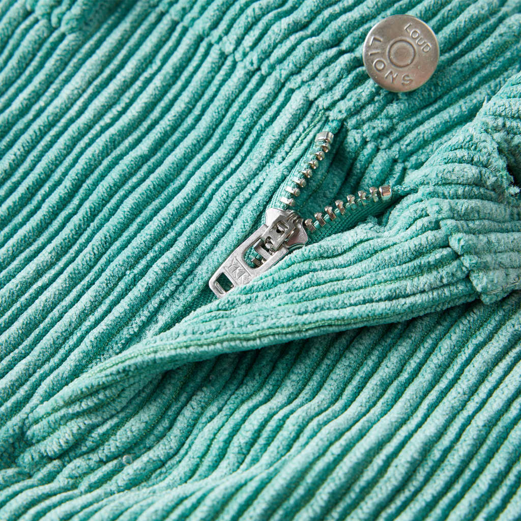 Pantaloni de copii din velur, verde mentă, 92 GartenMobel Dekor