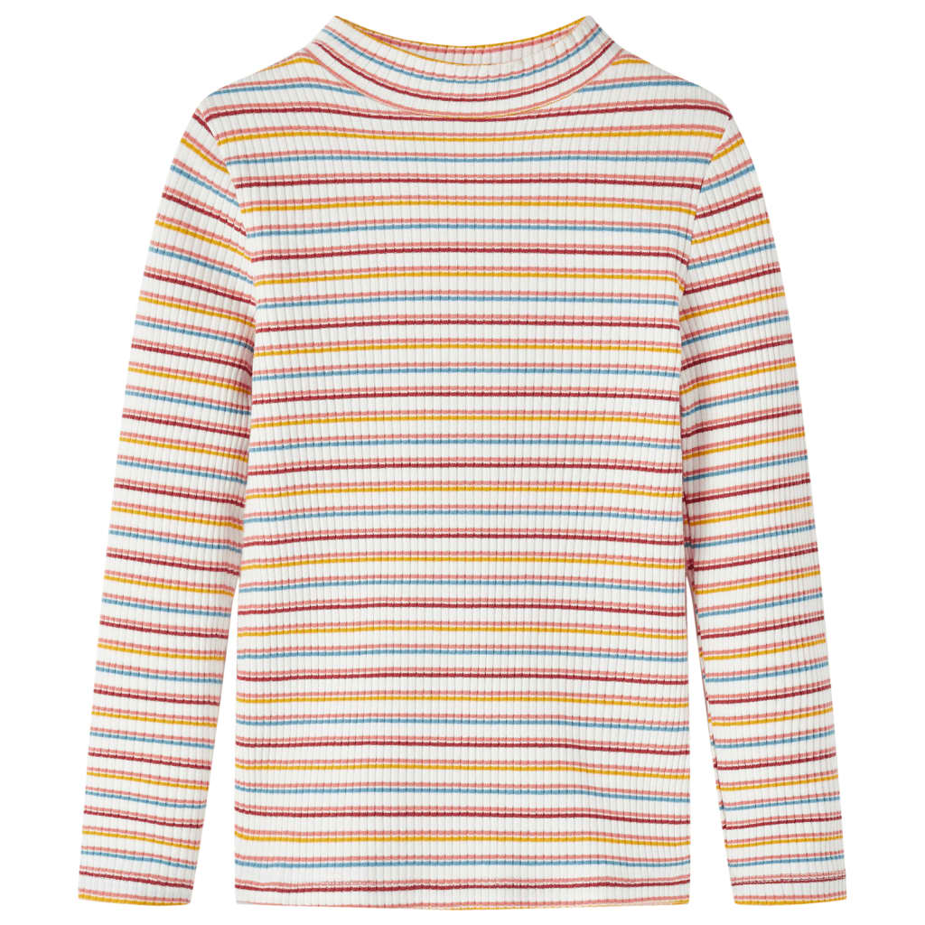 Tricou de copii cu mâneci lungi, ecru, 104 GartenMobel Dekor