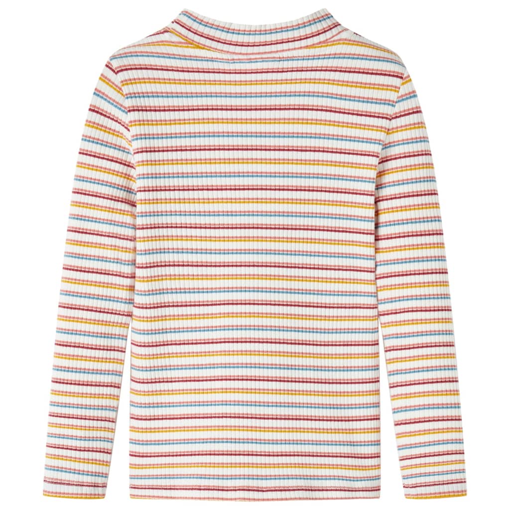 Tricou de copii cu mâneci lungi, ecru, 104 GartenMobel Dekor
