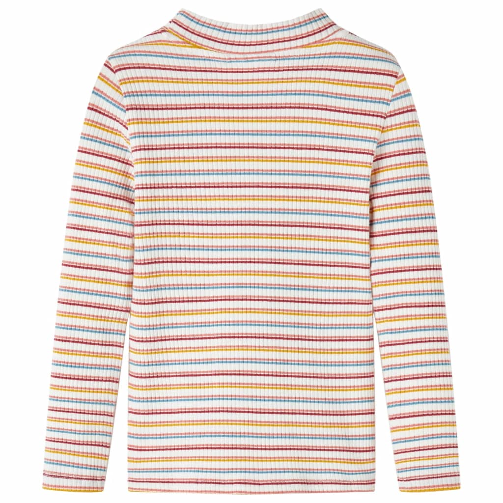 Tricou de copii cu mâneci lungi, ecru, 116 GartenMobel Dekor