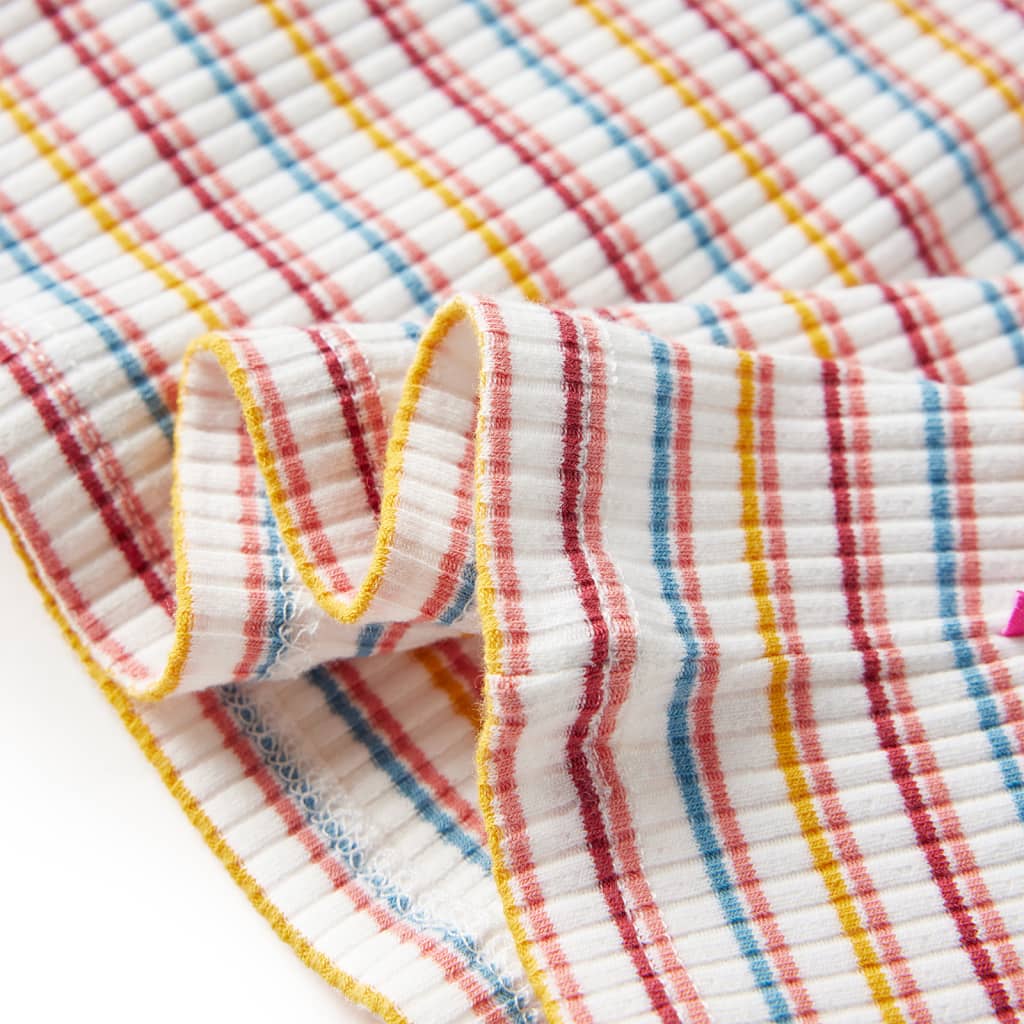 Tricou de copii cu mâneci lungi, ecru, 116 GartenMobel Dekor