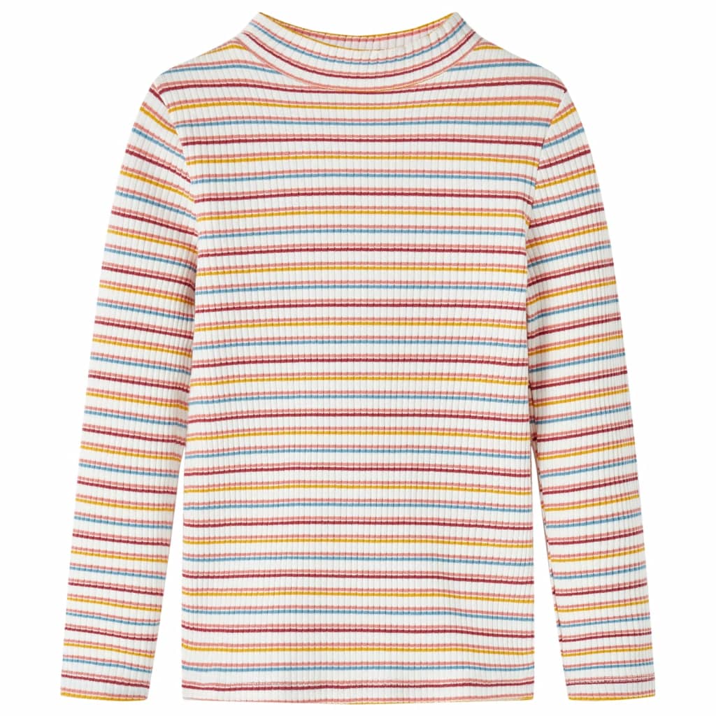 Tricou de copii cu mâneci lungi, ecru, 140 GartenMobel Dekor