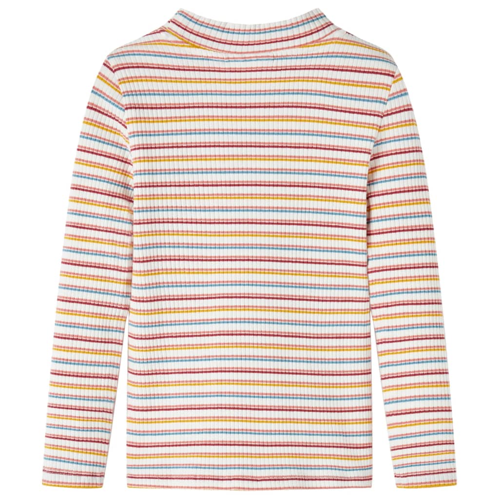 Tricou de copii cu mâneci lungi, ecru, 140 GartenMobel Dekor