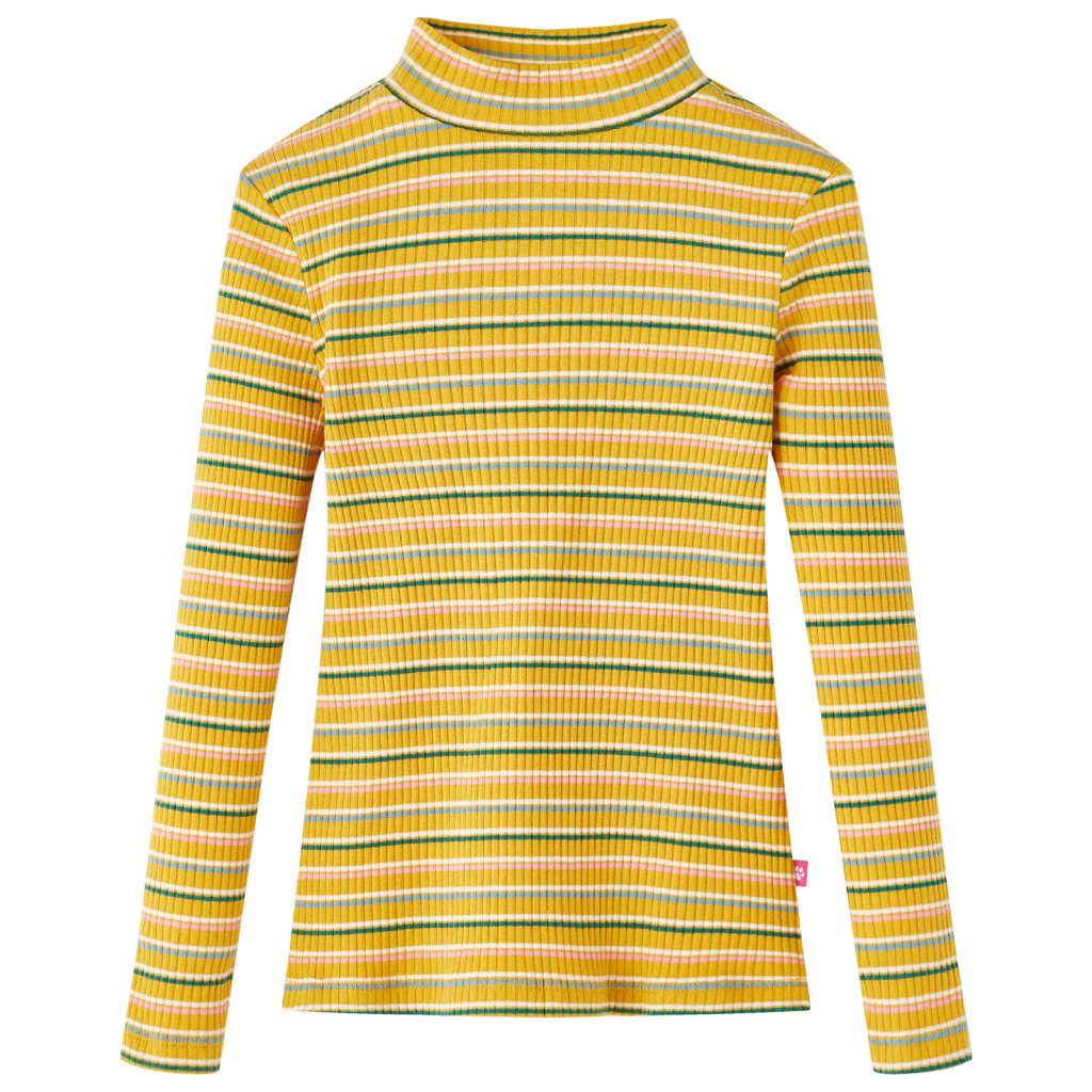 Tricou de copii cu mâneci lungi, ocru, 140 GartenMobel Dekor