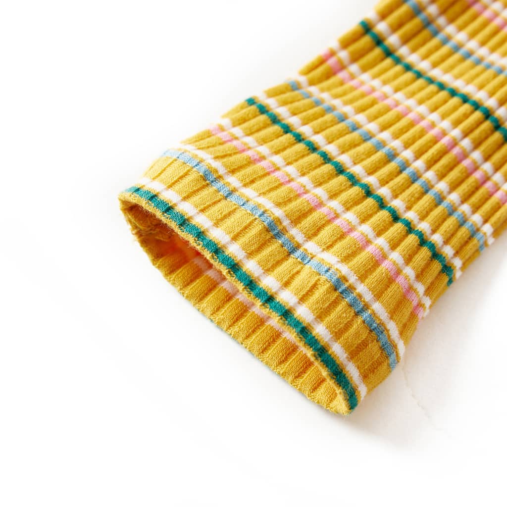 Tricou de copii cu mâneci lungi, ocru, 140 GartenMobel Dekor