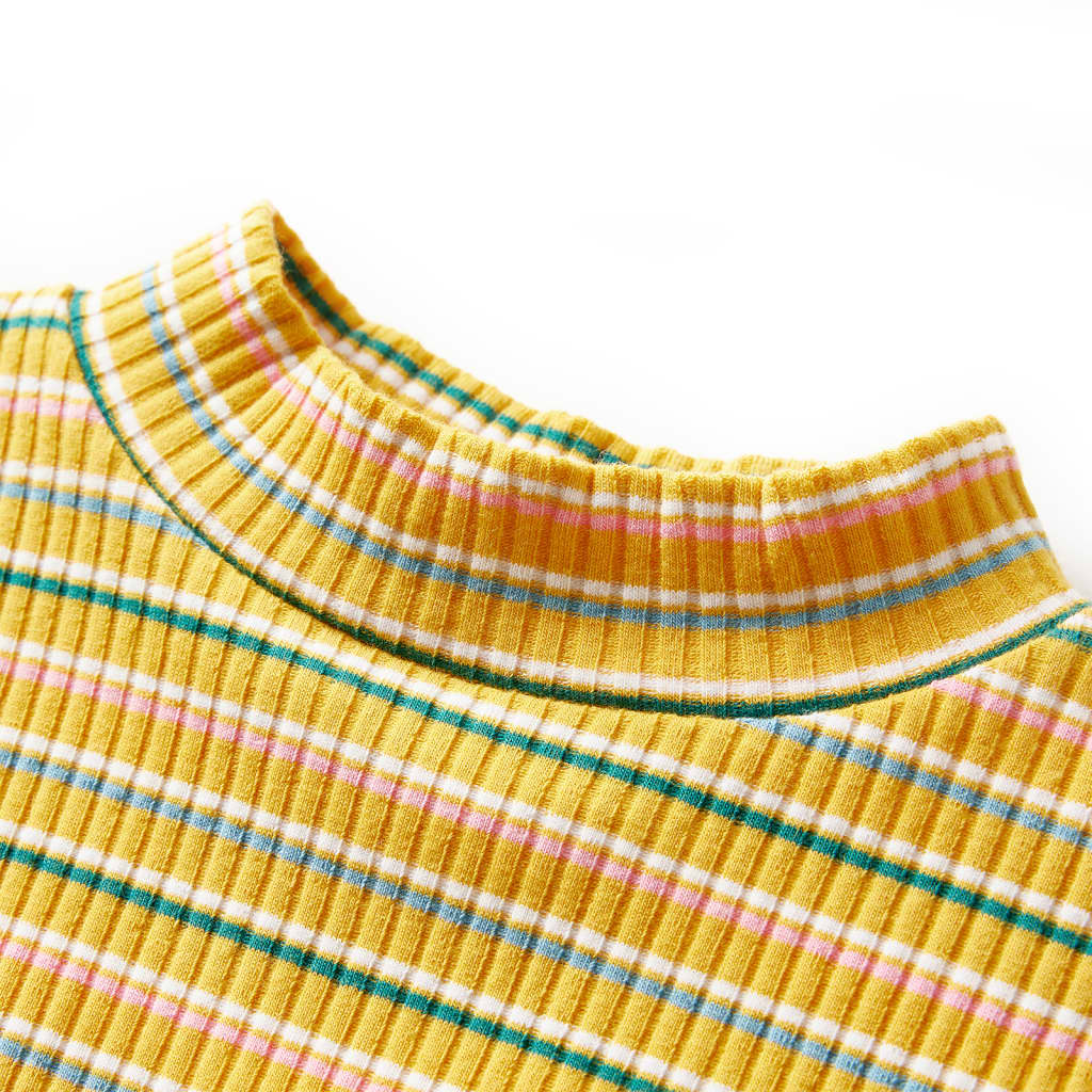 Tricou de copii cu mâneci lungi, ocru, 140 GartenMobel Dekor