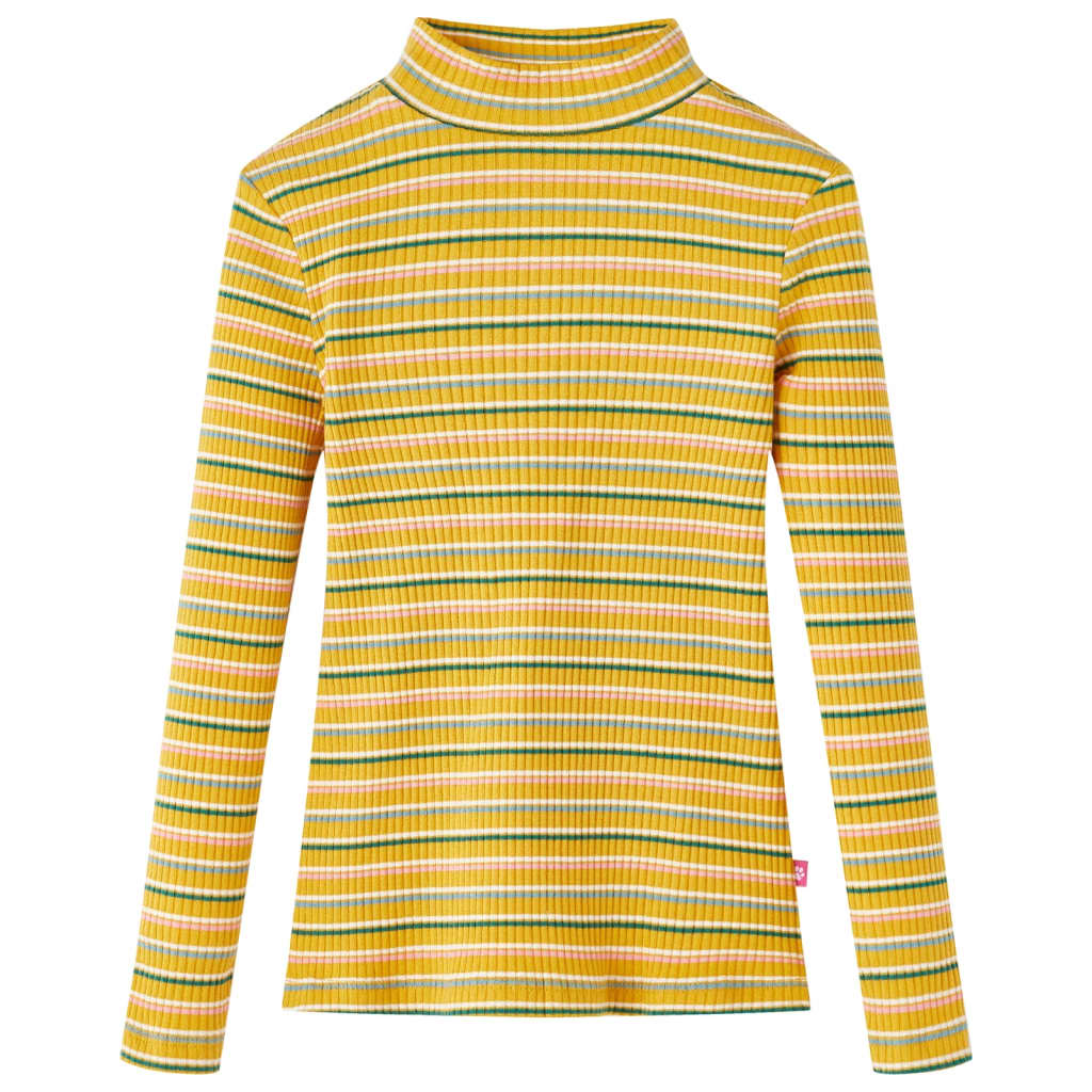 Tricou de copii cu mâneci lungi, ocru, 92 GartenMobel Dekor