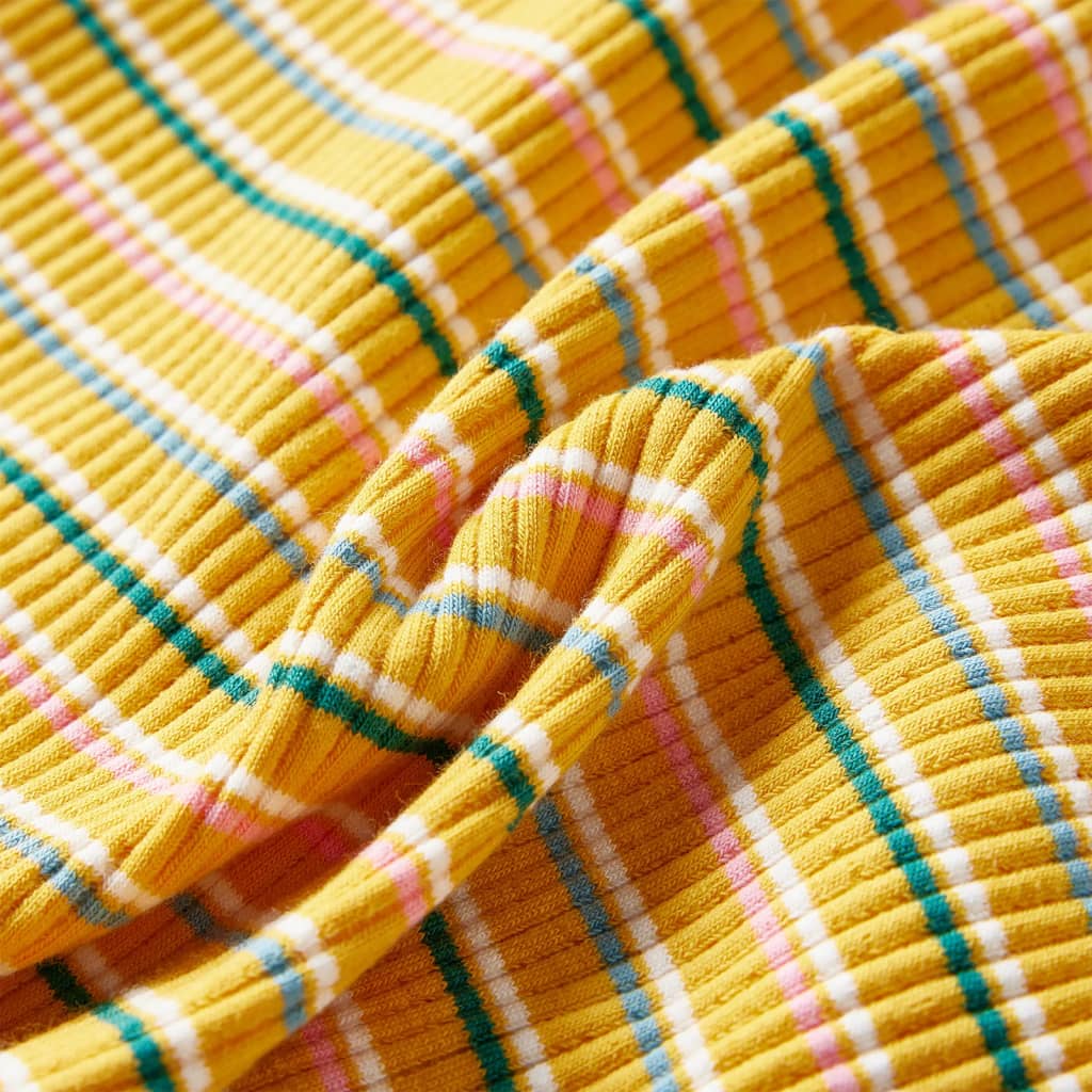 Tricou de copii cu mâneci lungi, ocru, 92 GartenMobel Dekor